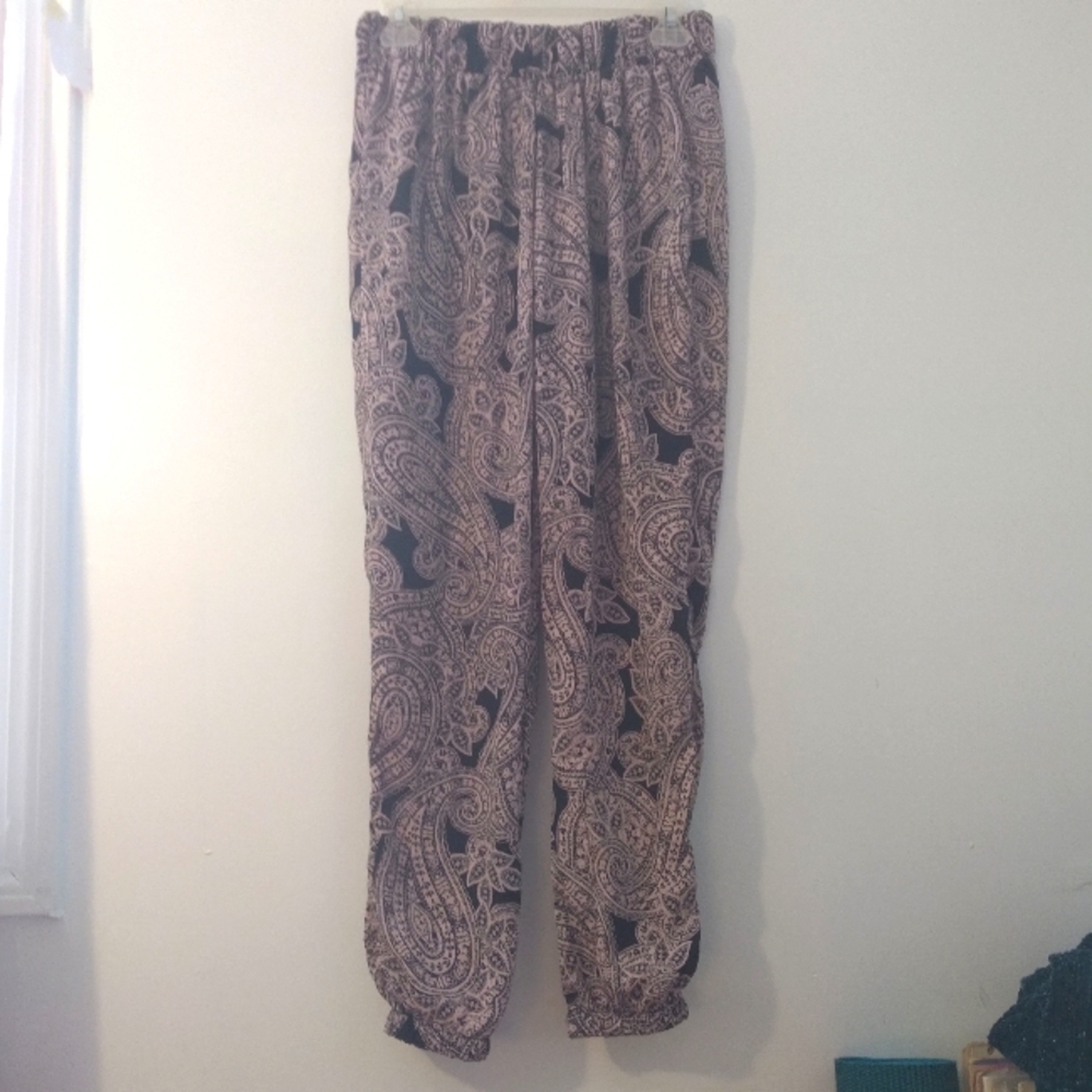 Silky jogger pants
